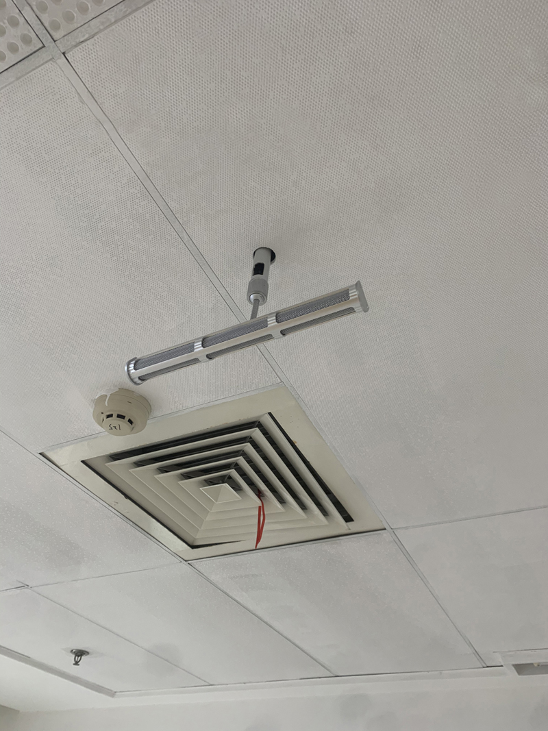 湖南某高校自適應(yīng)教學(xué)擴(kuò)聲系統(tǒng)（陣列吊麥擴(kuò)聲）(圖1)